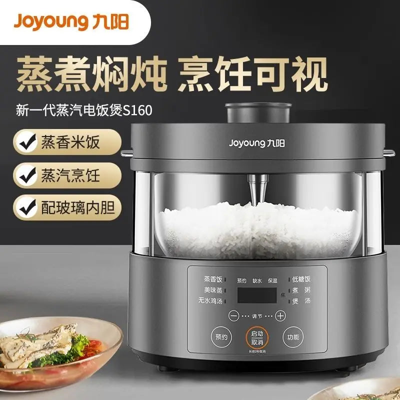 Steam rice cooker smart home low-sugar glass inner liner steamer multi-function rice cooker S160