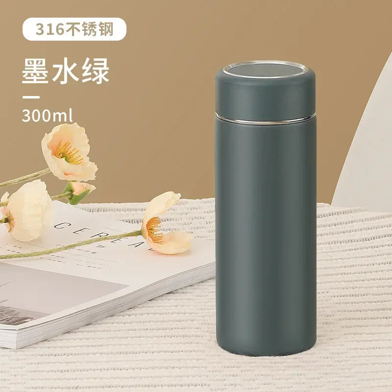 300ML Mini Insulated Cup 316 Stainless Steel Women's Small Portable Water Bottle Water Cup Women's Small Pocket Cup