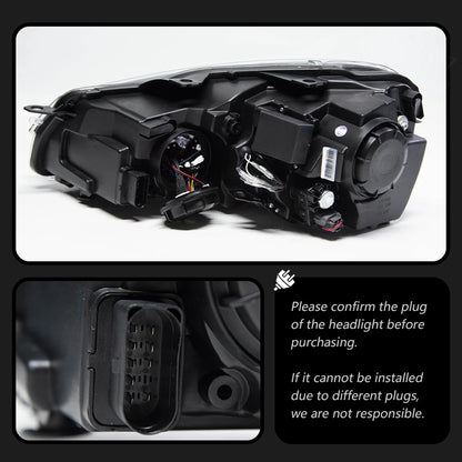 Headlight For VW Golf 6 MK6 2009-2013 Car автомобильные товары LED DRL Hella 5 Xenon Lens Hid H7 Golf6 Car Accessories