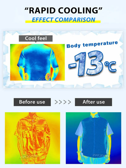 2026 Must-have Fan Vest Wearable Cooling vest Air-conditioned Clothes Breathable for Daily Commute Hiking Fishing Camping