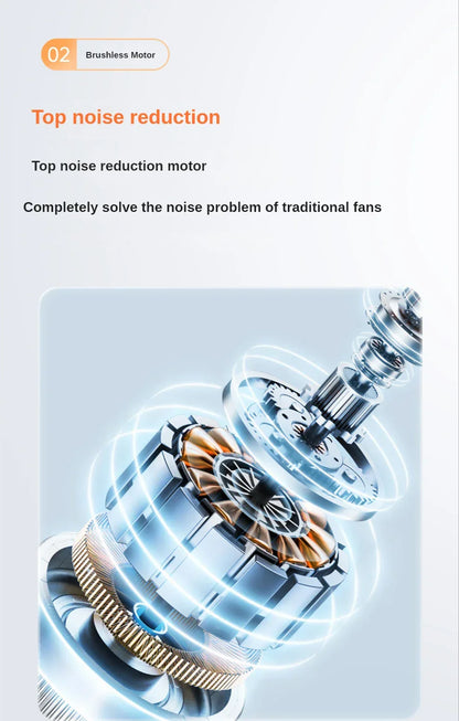 New remote control Wall-mounted Leafless Fan Portable USB Charging Office Air Conditioning Fan Desktop Large Wind Cooling Tower