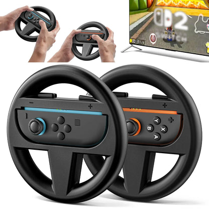 Steering Wheel for N-Switch 2 Joycon (2025), for Switch 2 Racing Wheel for NS2 Racing Games Accessories with Ergonomic Design