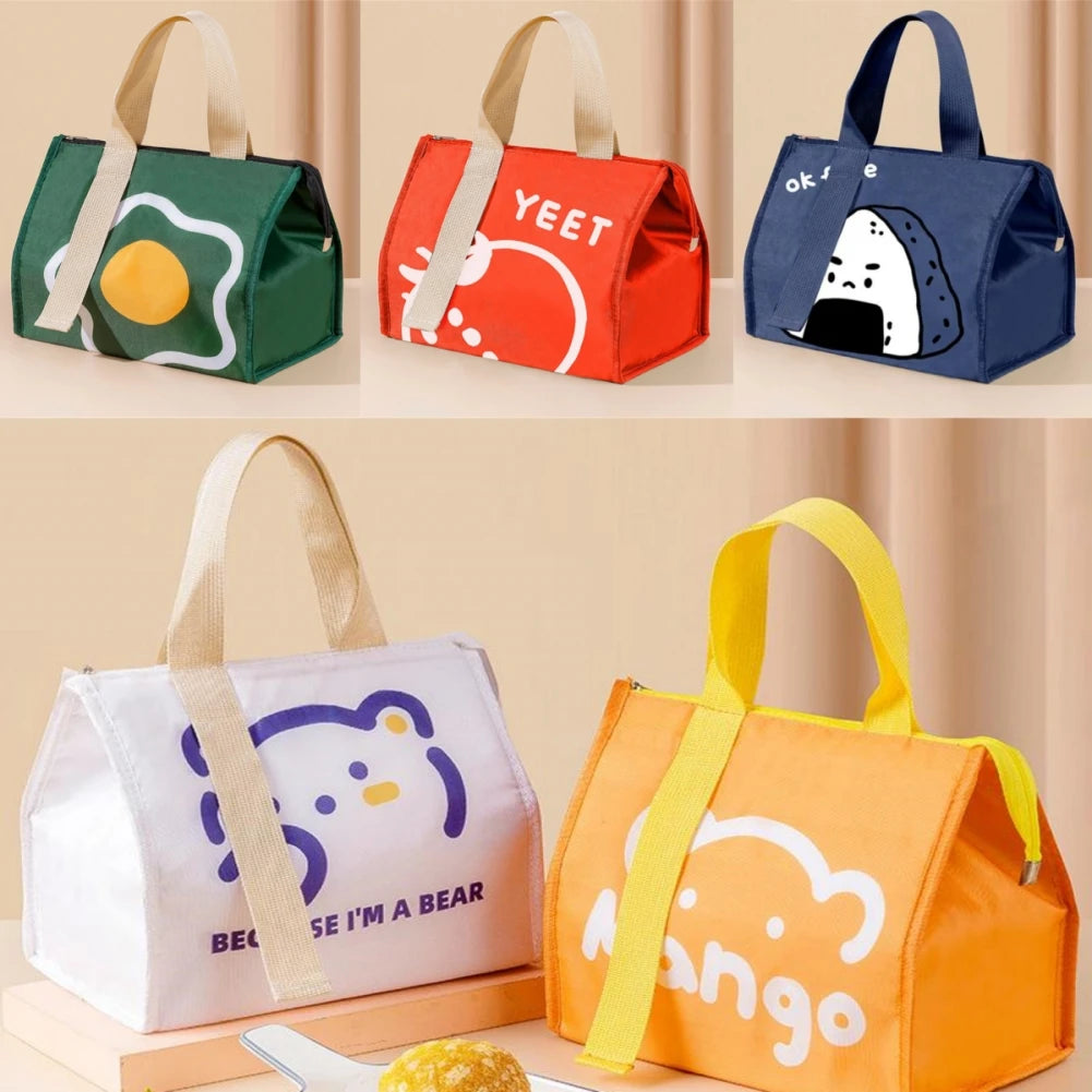 1 PC Insulated Lunch Bag For Women Kids Bag Portable Lunch Box Pack Tote Food Picnic Bags Lunch Bags For Work