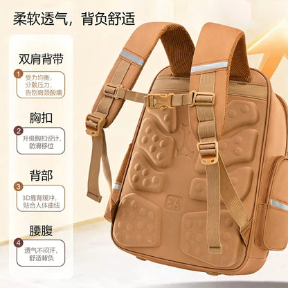 Capybara School Bags for Boys Girls Primary Schoolbag Cartoon School Backpack Set Rucksack Bagpack Kids Cute Children Book Bags