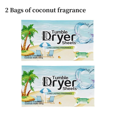 Dryer Sheets Bulk Natural Fabric Softener Sheets Plant Lavender Laundry Softener Naturally Removes Static Cling Drying Machine