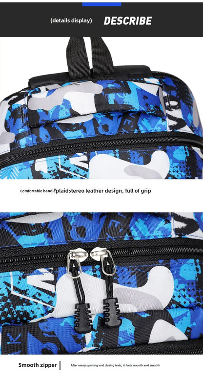 Camouflage printed school backpacks for teenage boys and girls Men's large capacity backpack computer bag student schoo bags