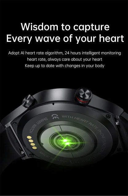 2023 New Bluetooth Call Smart watch Men Full touch Screen Sports fitness watch Bluetooth is Suitable For Android ios Smart watch