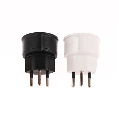 1 Pc European France To Swiss Plugs Travel Adapter 3 Pin Plug 10A 250V Power Plug EU To Switzerland Electrical Plug Socket