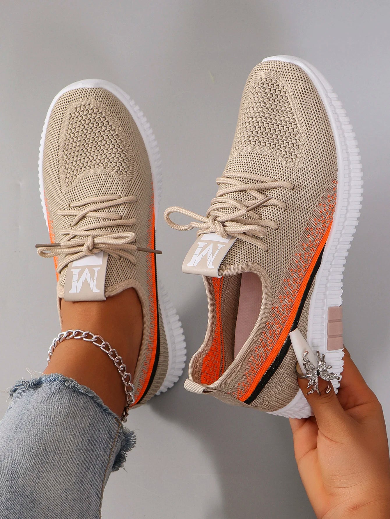 Women's summer breathable mesh flat shoes，women's shoes，casual sneakers shoes, clearance free shipping