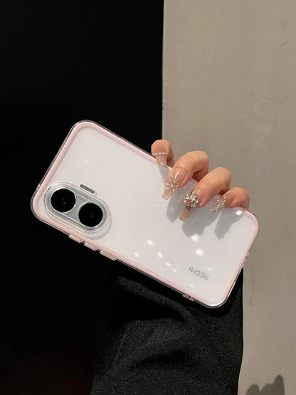 For POCO F7 Case Simple High-value Silicone Drop-proof PC Cover For Redmi turbo4 pro 5G Shockproof Bumper Fudna