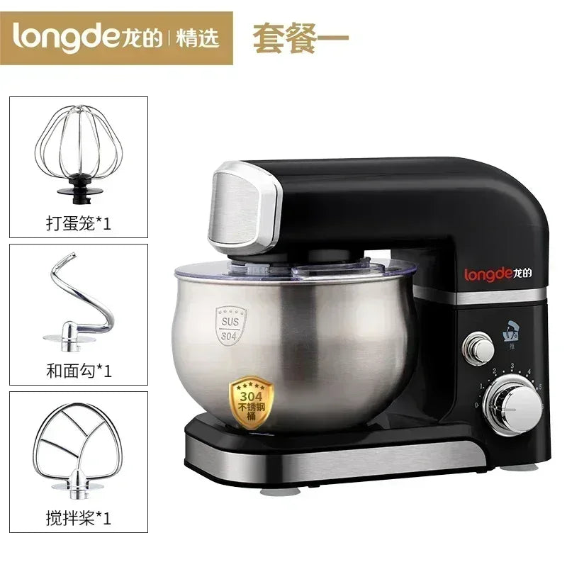 Small Household Chef Machine. Whip Cream Stirring. Multi-Function Dough Mixing. Cake Mixer. Stand Mixer.