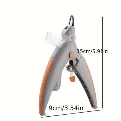 Professional Pet Nail Clipper With LED Light Safety Guard Cat Dog Toenail Scissors Trimmer Grooming Tool For Small Pets