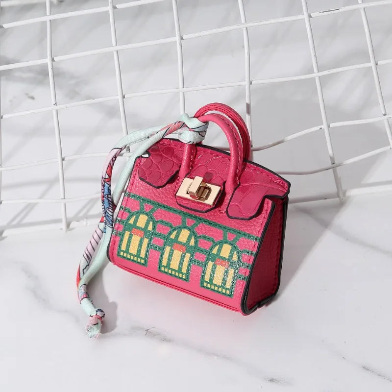 2026 New Mini House Small Bag, Handheld, Portable, Hand Rope, Bluetooth Earphone Bag, Zero Wallet, Multi Functional Small Bag