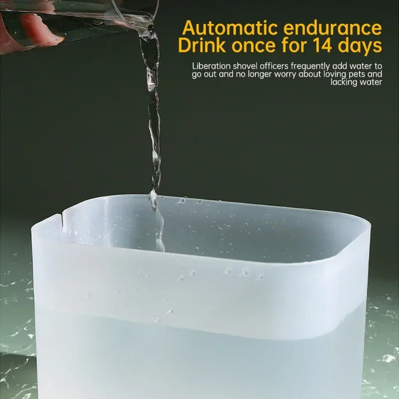 1000ml Automatic Pet Water Fountain Transparent USB Power Cat Water Dispenser for Indoor Dog and Cat Water Feeding Supplies