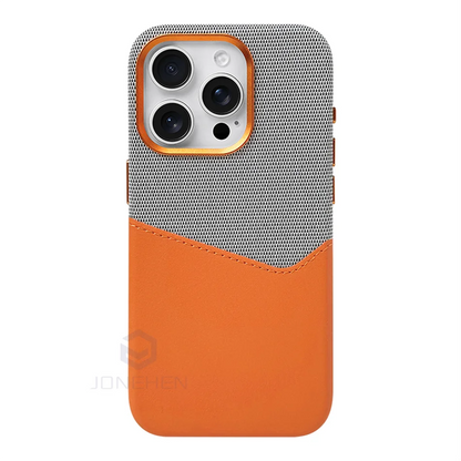 For Magsafe Card Holder Leather Case For iPhone 16 15 13 12 17 Pro Max 14 Plus Pocket Wireless Charge Alloy Lens Magnetic Cover
