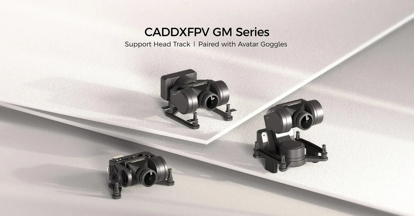 Caddx GM1 GM2 GM3 FPV Gimbal Head Tracking (No Camera) CaddxFPV For FC FPV 19mm Camera Avatar HD Goggles Drone Car Airplane