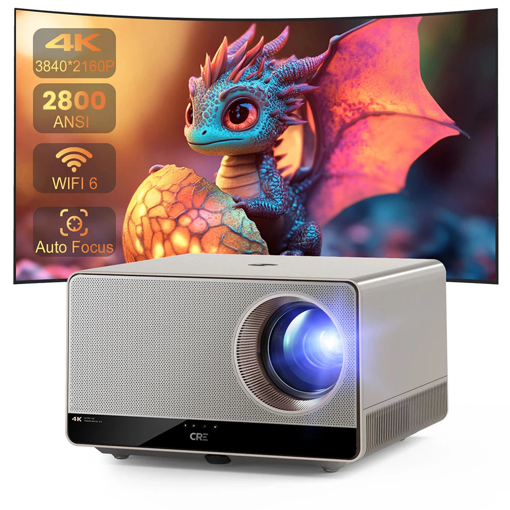 Touyinger 2800ANSI RD910 Ultra 8K 4K Full HD Projector 3G 64G Home Theater WiFi Android TV Cinema RD910 Ultra Beam Projector by PDG ibma