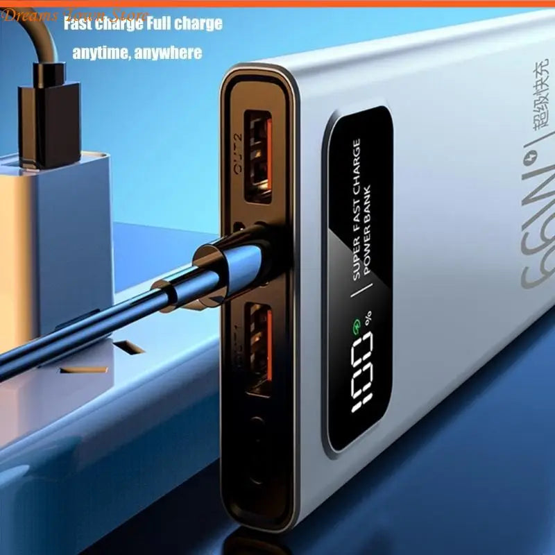 HX6A Fast 66W Mobile Power Adapter 20000/30000/40000mAh Battery