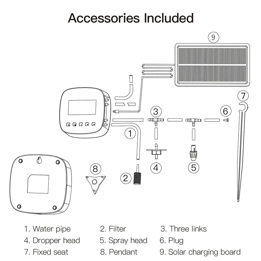 WiFi Tuya Smart Watering Machine Automatic Micro-drip Irrigation System Plants Controller System Irrigation Tool Alexa Google