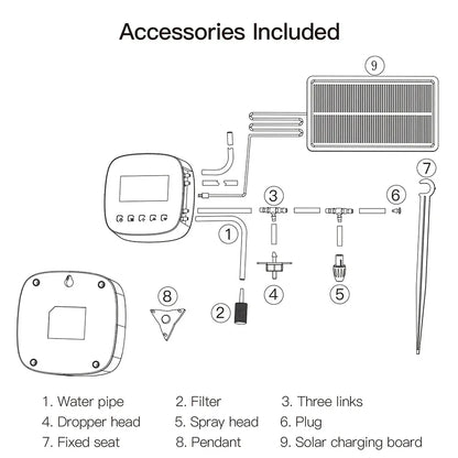 WiFi Tuya Smart Watering Machine Automatic Micro-drip Irrigation System Plants Controller System Irrigation Tool Alexa Google