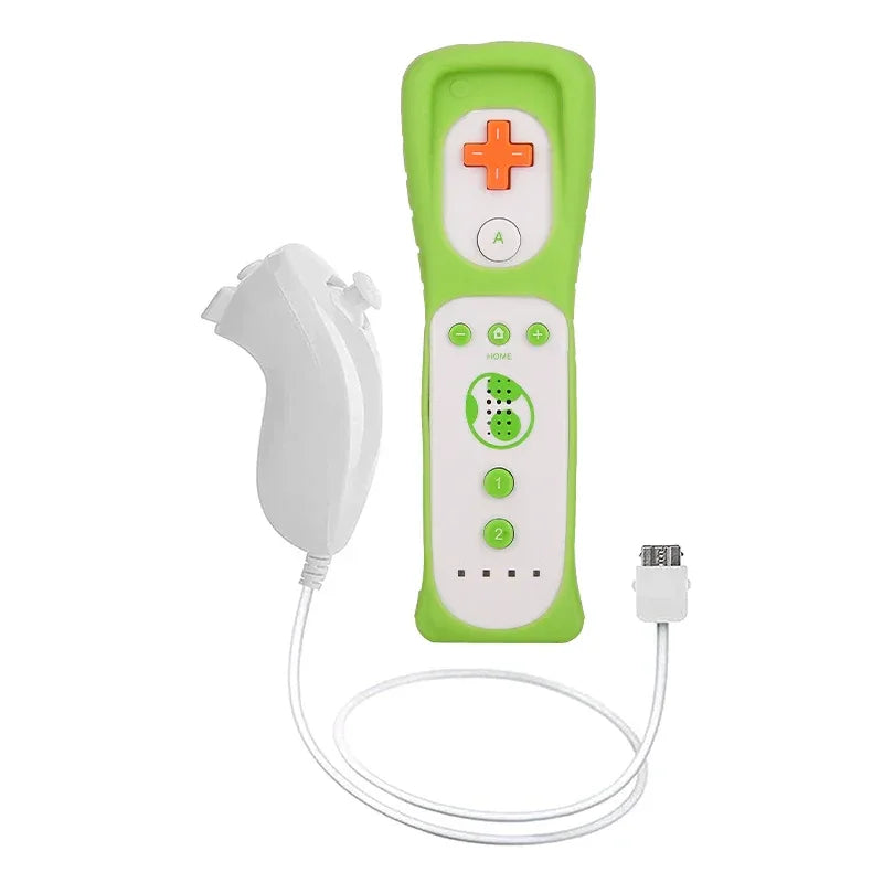 a Whole Set Remote Controller with Nunchuck Controller for  Wii Games Control for Wii Console Wireless Gamepad with Motion Plus