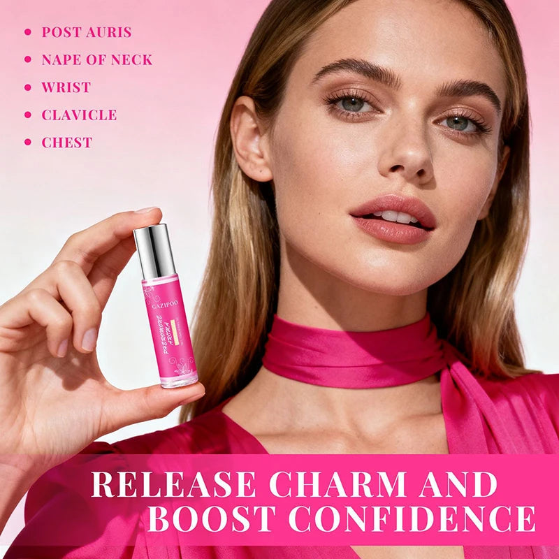 Pheromones Perfume For Women To Attract Men,Long Lasting Roll On Scent,Fruity Floral Eau De Parfum,Jasmine/Violet/Musk Fragrance