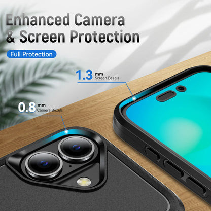 Hard Armor Matte Feeling Case for Iphone 18 17 Pro Max 17 Air 17e 16e 16 15 Plus 14 12 13 Iphone18 Fall Protective Accessories