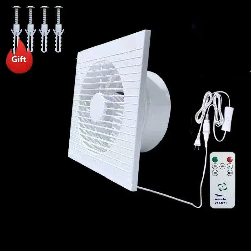 220V 4 inch 6 inch 8inch Hanging Wall White Ventilador Small Ventilator Extractor Exhaust Fans Toilet Bathroom Kitchen Fan