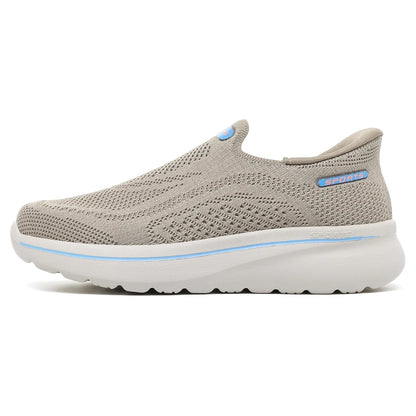 Men Women Slip on Walking Shoes Breathable Mesh Knit Loafers Lightweight Non Slip Comfort Casual Sports Sneakers Walking