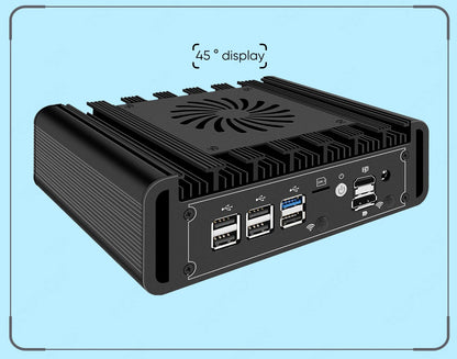 2x10G SFP+ Solid Firewall Mini PC 3x2.5G i226-V Lans Intel i3 N300 N150 N100 DDR5 NVMe Proxmox pfSense OPNsense Home Server Host
