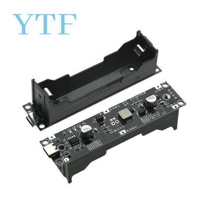 5V 9V 12V Type-C 18650 Lithium Battery Boost Step Up Module UPS Uninterruptible Power Supply Charge Discharge Same Time 1A