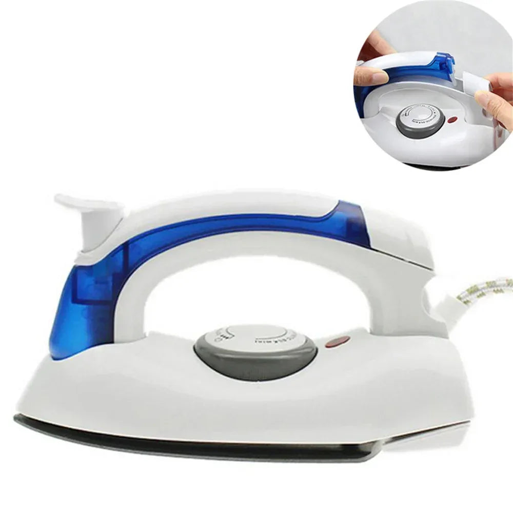 700W Hot Mini Electric Portable Foldable Steam Iron Clothes For Home Travelling Soleplate Utility Tool Cloth EU/US