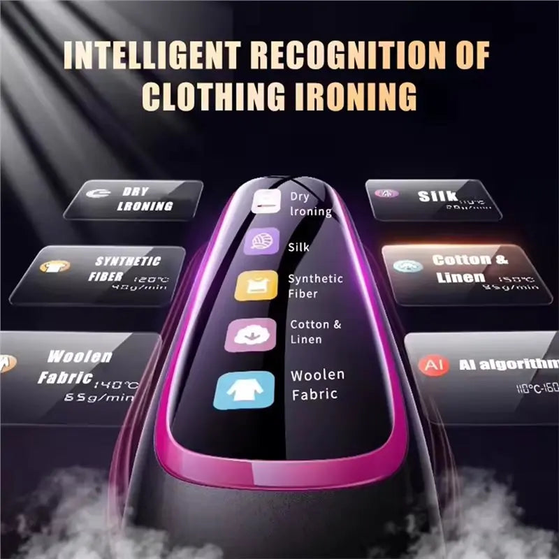 A74G-Garment Steamer EU Plug Handheld Steam Iron Portable Mini For Clothes Fast Heating Travel Garment Fabric Press Machine