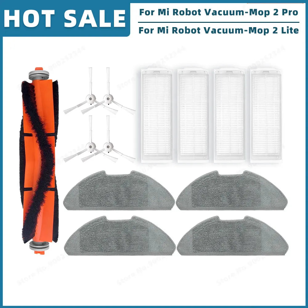 Compatible For Xiaomi Mi Robot Vacuum-Mop 2 Pro / Mop 2 Lite / MJSTL / MJST1S Spare Parts Accessories Main Side Brush Filter Mop