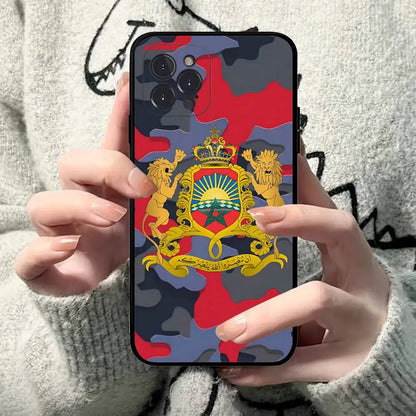 Maroc M-Morocco Flag For IPhone 17 16 15 14 13 12 11 Pro Max 13 17Air Shockproof Soft Phone Cases Coque