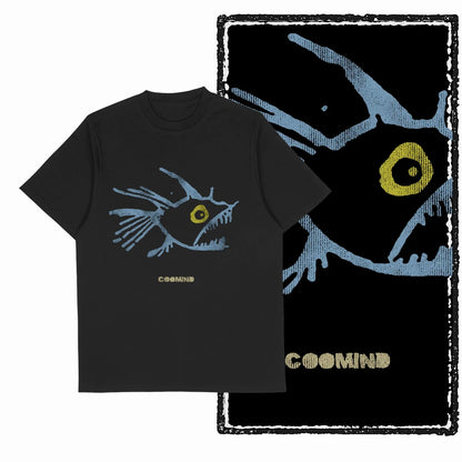 Coolmind U4 Streetwear Cool Print Exclusive Graphic T shirt fo men 100% Cotton Big Size vintage BLACK men's novelty tee shirt