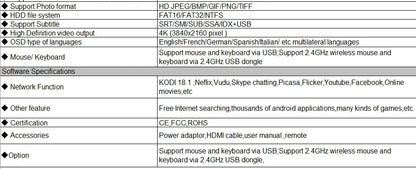 Android 13 8K Ultra HD Smart TV Box Wifi6 Fast Stable Transmission Media Player 4GB64GB Large Memory Netflix Youtube ATV MAXA13