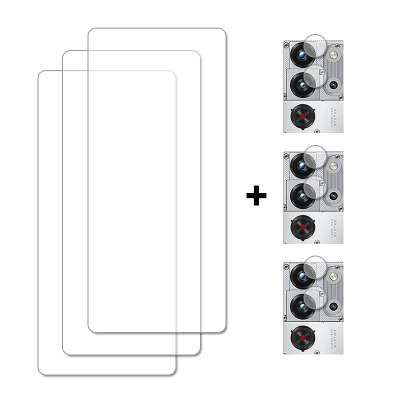 For RedMagic 10S Pro Plus Glass Screen Protector Protective Tempered Glass Phone Camera Lens Film For Nubia Red Magic 10S Pro