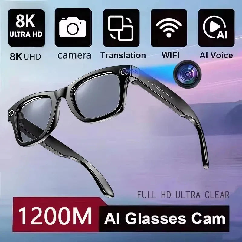 Xiaomi 8K Camera AI Glasses Smart Translation Color-Changing Waterproof Glasses Video Recording Photo Call Smart Sunglasses