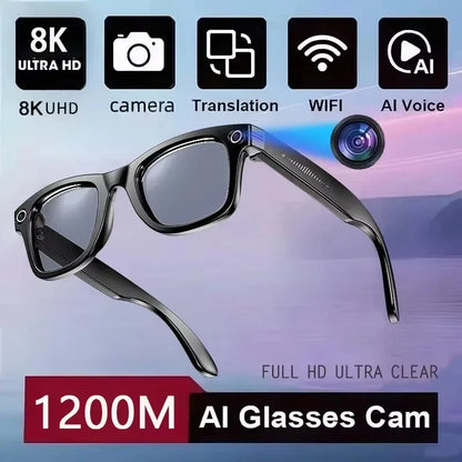 Xiaomi 8K Camera AI Glasses Smart Translation Color-Changing Waterproof Glasses Video Recording Photo Call Smart Sunglasses