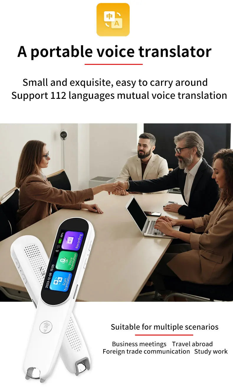SD02 Intelligent Translation Machine Offline Chinese English Scanning with 112 Multilingual Translation Pens