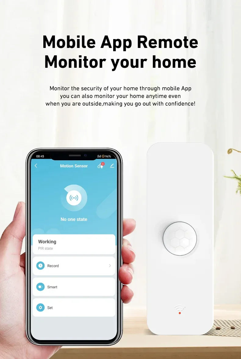 WiFi Zigbee PIR Motion Sensor Smart Home Human Body Infrared Detector Security Smart Life Works With Alexa Google Home