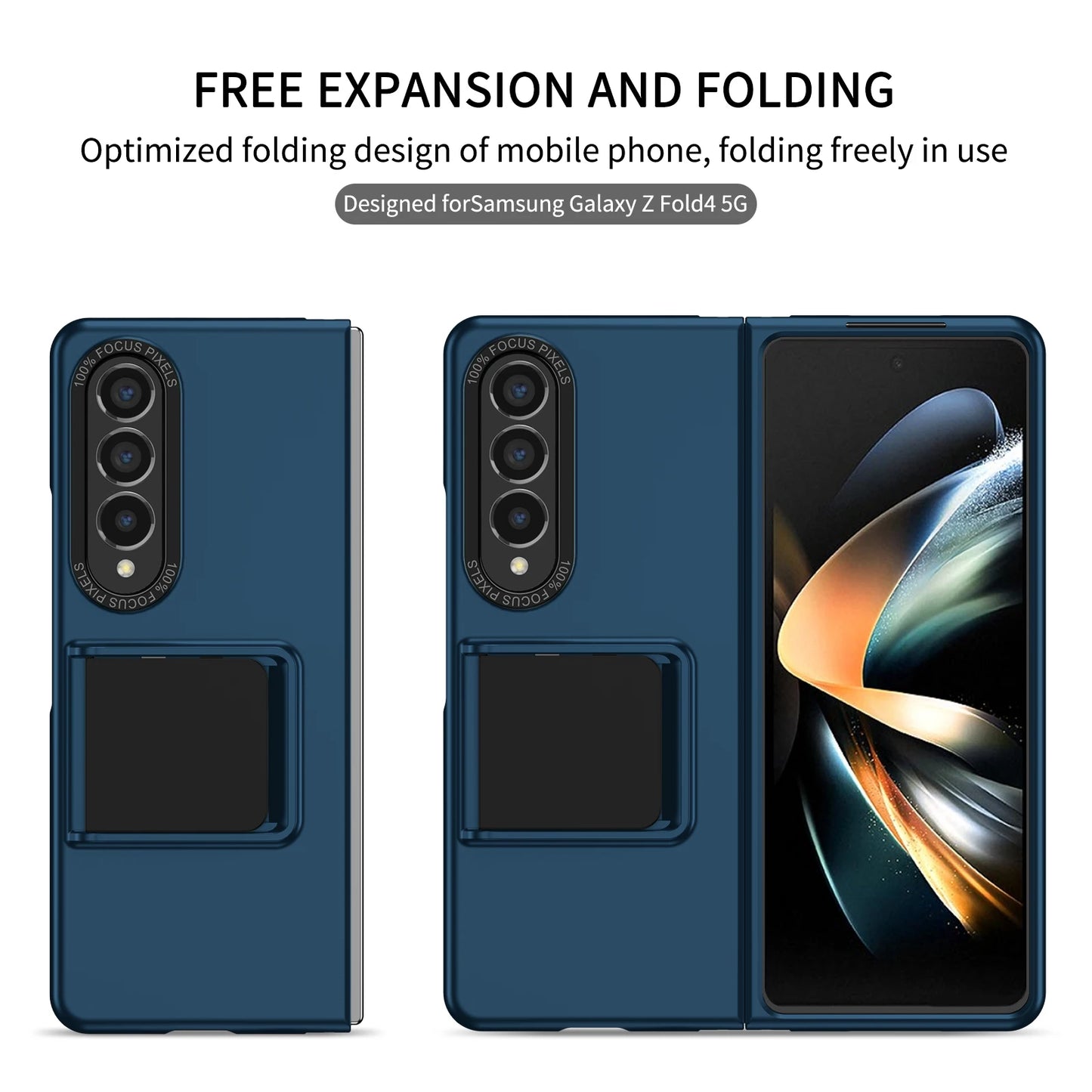 Anti-Shock Portable Stand Case for Samsung Galaxy Z Fold 7 6 4 5 5G fold7 fold6 Fold5 Fold3 Fold4 Fold 3 Phone Accessories Capa