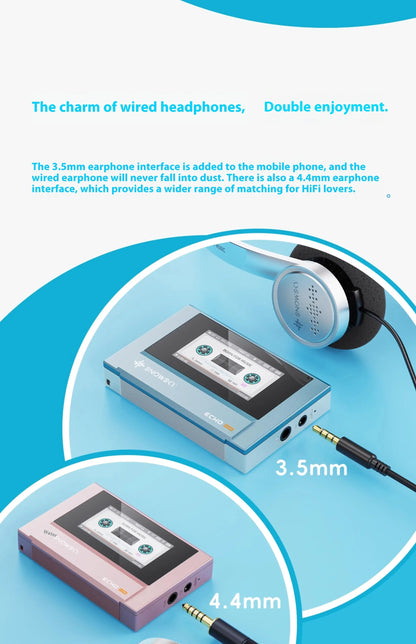 NEW Fiio Snowsky Echo Min Mp3 Walkman Pure Music Wireless Bluetooth Mp3 Lightweight Multi Format Playback Music noise reduction