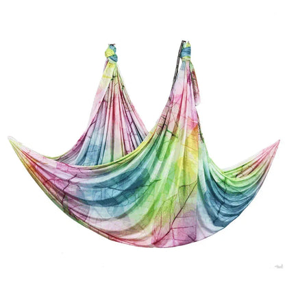 2024 New Aerial Yoga hammock Fabric Flying Pilates Yoga Swing Silk Aerial Anti-Gravity Traction Device Fitness Yoga Home Gym