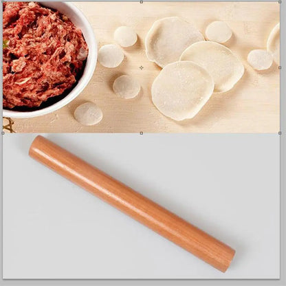 Wooden Rolling Pin Fondant Cake Decoration Dough Roller Cooking Pastry Baking Tool Kitchen Accessories