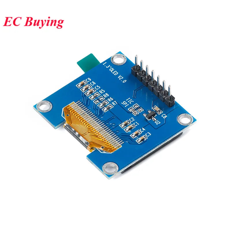 1.3" OLED Module 1.3 inch LCD LED 12864 Display Screen White/Blue 128X64 SPI/IIC I2C SSD1306 SH1106 4Pin 7Pin 128*64 Bare Board