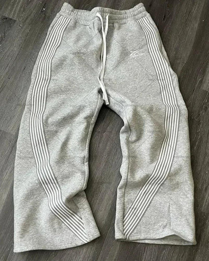 Man Y2k Pants Joggers Men Streetwear Embroidered Pink Long Sweatpants Cargo Clothing Casual Police Trousers American Harajuku