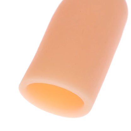 3/10pcs Finger Protector Anti-cut Silicone Gel Tube Hand Bandage Heat Resistant Finger Sleeves Great Cooking Kitchen Tools