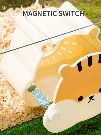 Visual Hamster Nest Flower Branch Mouse Evacuation House Four Seasons Universal Cartoon Magnetic Cage Observation House